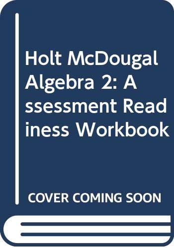 9780547882444: Assessment Readiness Workbook (Holt McDougal Algebra 2)
