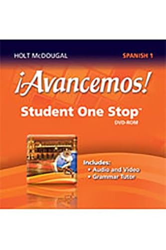 Stock image for Avancemos!: Student One Stop DVD-ROM Level 1 2013 (Spanish Edition) for sale by Save With Sam