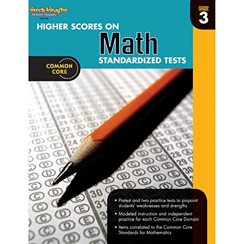 Stock image for Higher Scores on Standardized Tests for Math Grade 3 (Steck Vaughn) for sale by Books Unplugged