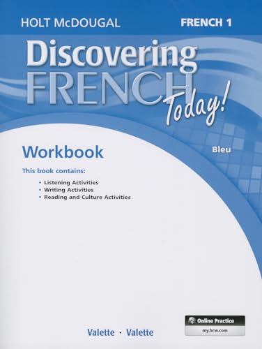 9780547914145: Discovering French Today: Student Edition Workbook Level 1