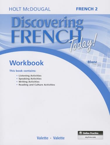 Beispielbild fr Discovering French Today: Student Edition Workbook Level 2 (French Edition) zum Verkauf von BooksRun