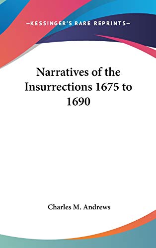 9780548035016: Narratives of the Insurrections 1675 to 1690
