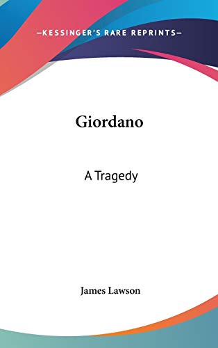 Giordano (9780548516256) by Lawson, James