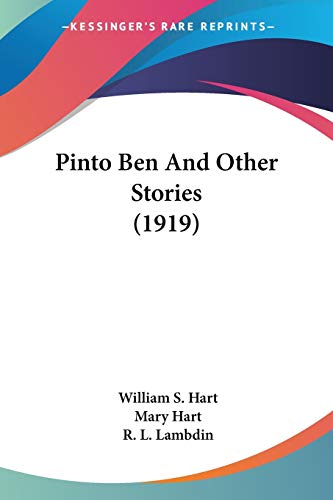 Stock image for Pinto Ben And Other Stories (1919) for sale by California Books