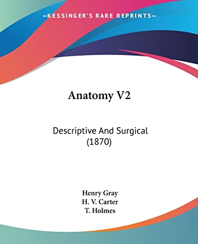 Stock image for Anatomy V2: Descriptive And Surgical (1870) for sale by California Books