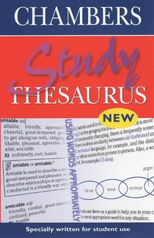 Beispielbild fr Chambers Study Thesaurus zum Verkauf von WorldofBooks