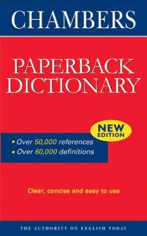 Imagen de archivo de Paperback Dictionary (New Edition) (Chambers Paperback) a la venta por AwesomeBooks
