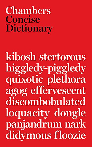 Imagen de archivo de Chambers: Concise Dictionary a la venta por Anybook.com
