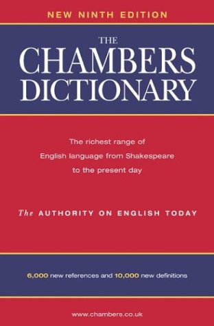 9780550101051: The Chambers Dictionary: Thumb Indexed