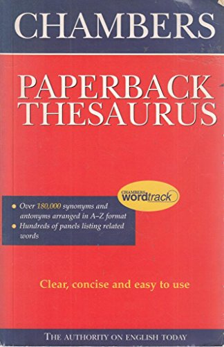 Beispielbild fr Chambers PB Thesaurus - Bestsell ed zum Verkauf von WorldofBooks