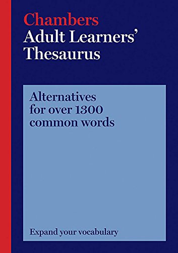 Stock image for Adult Learners Thesaurus for sale by Better World Books Ltd