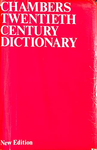 Imagen de archivo de Chambers Twentieth Century Dictionary a la venta por Better World Books