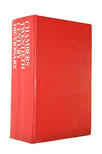 Beispielbild fr Chambers Twentieth Century Dictionary: w. Suppt zum Verkauf von WorldofBooks