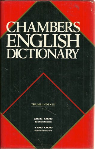 9780550102515: Chambers English Dictionary Thumb Indexed