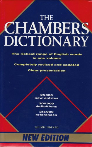 Imagen de archivo de The Chambers Dictionary a la venta por ThriftBooks-Dallas