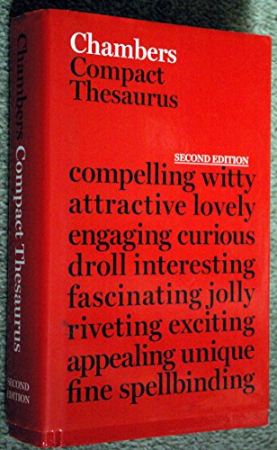 Imagen de archivo de Chambers Compact Thesaurus, 2nd edition a la venta por WorldofBooks