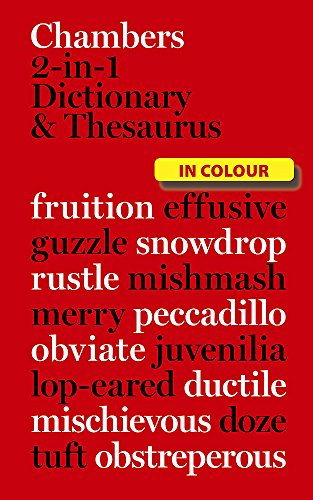 Chambers 2-in-1 Dictionary & Thesaurus (9780550103970) by Chambers