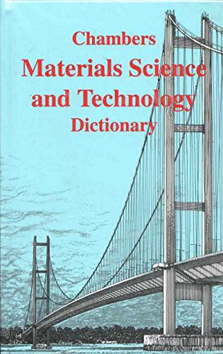 Imagen de archivo de Chambers Materials Science and Technology Dictionary a la venta por AwesomeBooks