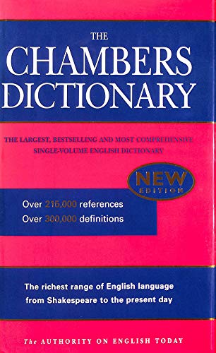Stock image for Chambers Dictionary 98 for sale by Better World Books: West