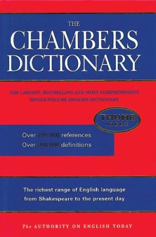 Imagen de archivo de The Chambers Dictionary a la venta por WorldofBooks