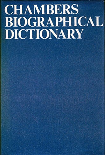 9780550160010: Chambers Biographical Dictionary