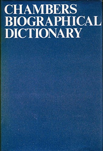 Imagen de archivo de Chambers Biographical Dictionary a la venta por Anybook.com