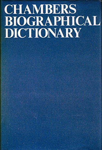 Stock image for Chambers Biographical Dictionary for sale by Anybook.com