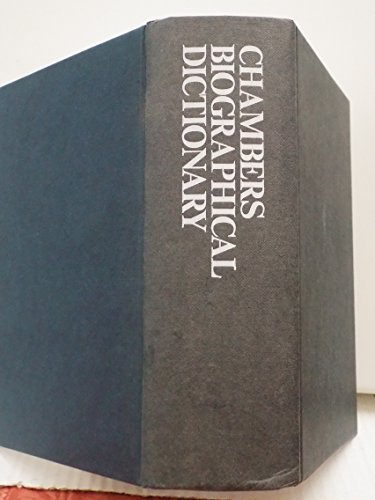 Imagen de archivo de Chambers Biographical Dictionary a la venta por Better World Books: West