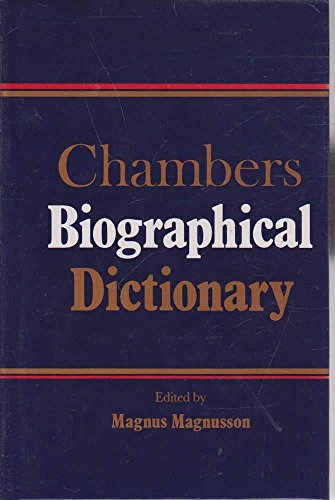 9780550160409: Chambers Biographical Dictionary