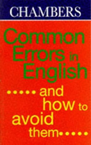 Beispielbild fr Chambers Common Errors in English zum Verkauf von WorldofBooks