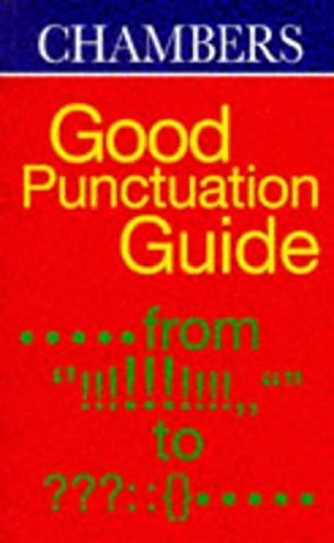 Beispielbild fr Chambers Good Punctuation Guide zum Verkauf von WorldofBooks