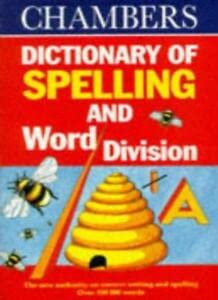 9780550183002: Chambers Dictionary of Spelling and Word Division