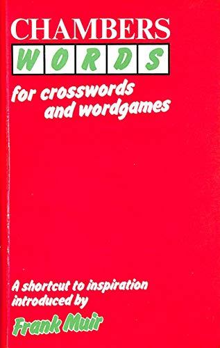 Beispielbild fr Chambers words for crosswords and wordgames zum Verkauf von Wonder Book