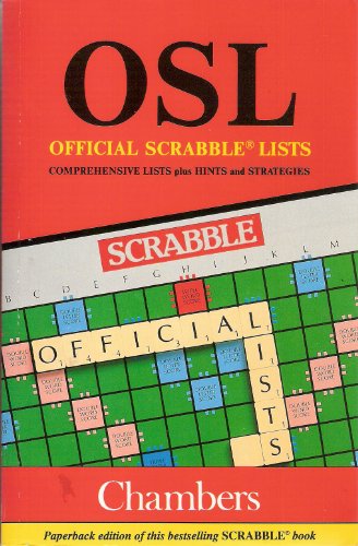Stock image for Chambers Official Scrabble Lists for sale by WorldofBooks