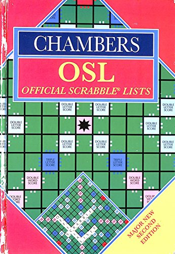 Stock image for Chambers Official Scrabble Lists for sale by AwesomeBooks