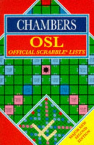 9780550190468: Chambers Official Scrabble Lists