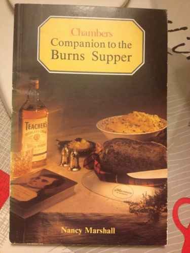 Stock image for Chambers Companion to the Burns Supper for sale by WorldofBooks