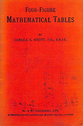 Imagen de archivo de Knott's four-figure mathematical tables [Unknown Binding] a la venta por Re-Read Ltd