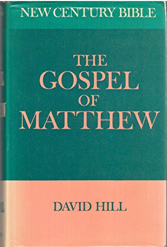 Beispielbild fr Gospel of St.Matthew (New Century Bible) zum Verkauf von HPB-Ruby