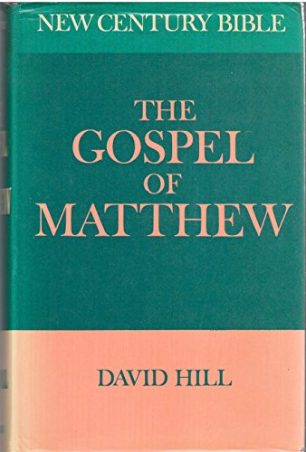 Imagen de archivo de Gospel of St.Matthew (New Century Bible) a la venta por HPB-Ruby