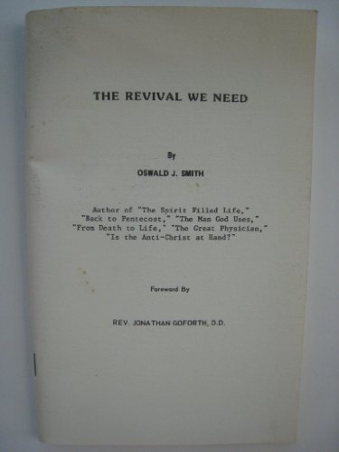 9780551012288: Revival We Need (Christian classic series)