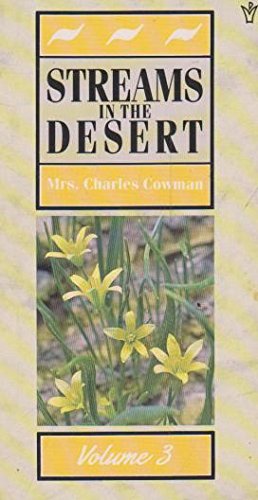 Streams in the Desert: v. 3 (9780551012646) by Mrs. Charles E. Cowman