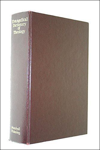 Evangelical Dictionary of Theology (9780551012721) by Elsell, Walter A.