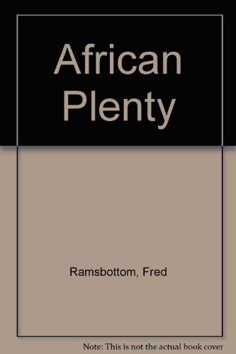 Beispielbild fr African Plenty zum Verkauf von WorldofBooks