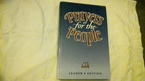9780551019911: Leader's Edition (Prayers for the People)