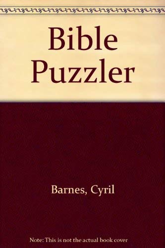 Stock image for Bible Puzzler for sale by Goldstone Books