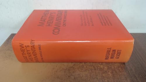 Matthew Henry s Commentary On The Whole Bible Complete And Unabridged 
