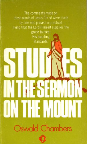 9780551052093: Studies in the Sermon on the Mount