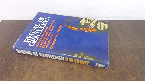 Beispielbild fr Regime of Gentlemen zum Verkauf von Ammareal