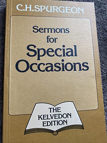 9780551055735: Sermons for Special Occasions (The Kelvedon Edition)